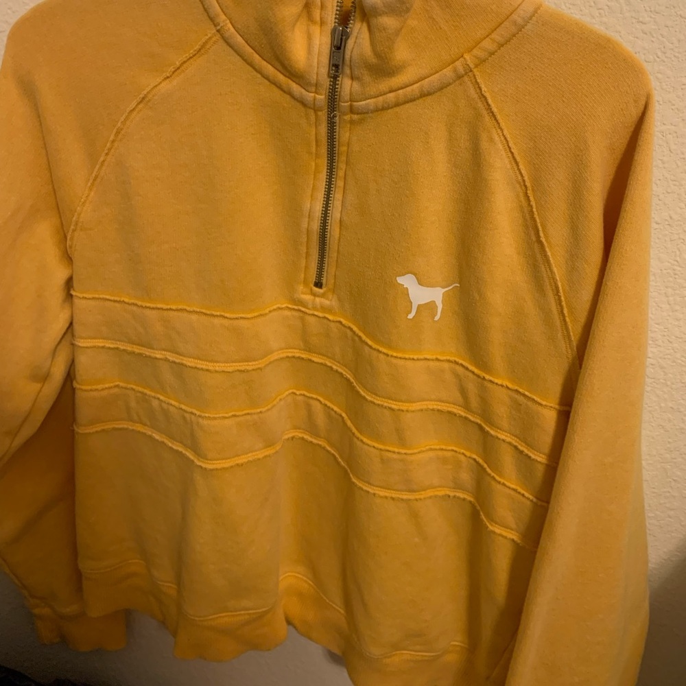 PINK quarter zip sweatshirt